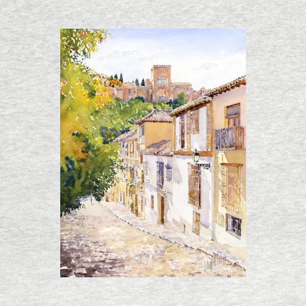 Cuesta Victoria, The Albaicin, Granada by margaretmerry